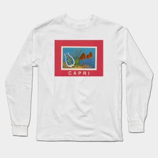 Italy Beach Capri Long Sleeve T-Shirt